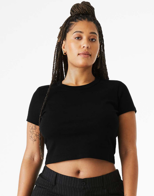 HAC Black Crop Shirt