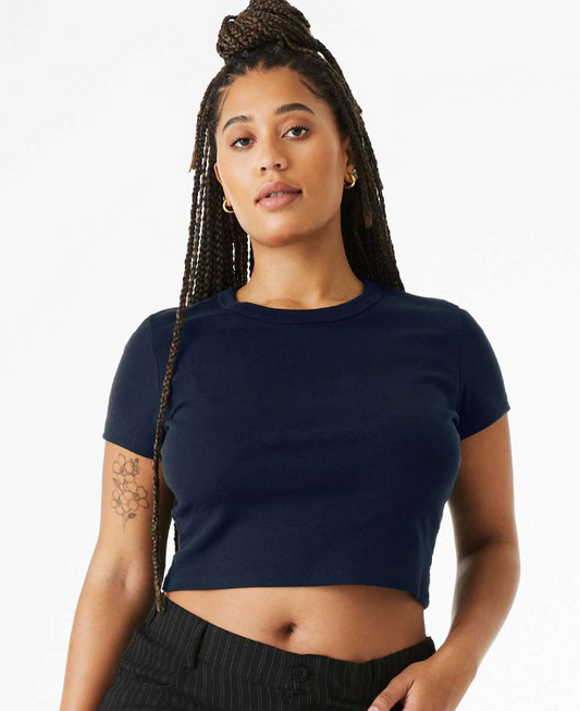 HAC Navy Crop Shirt