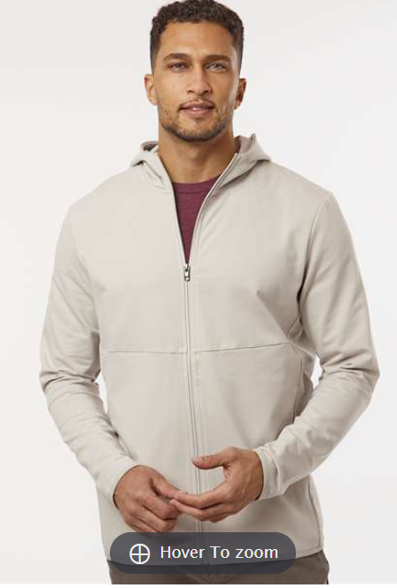 HAC White Full Zip